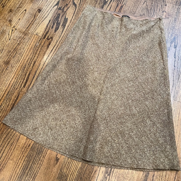 Ashley Stewart Dresses & Skirts - Ashley Stewart Brown Tweed Long Maxi A-Line Skirt Sz 18W